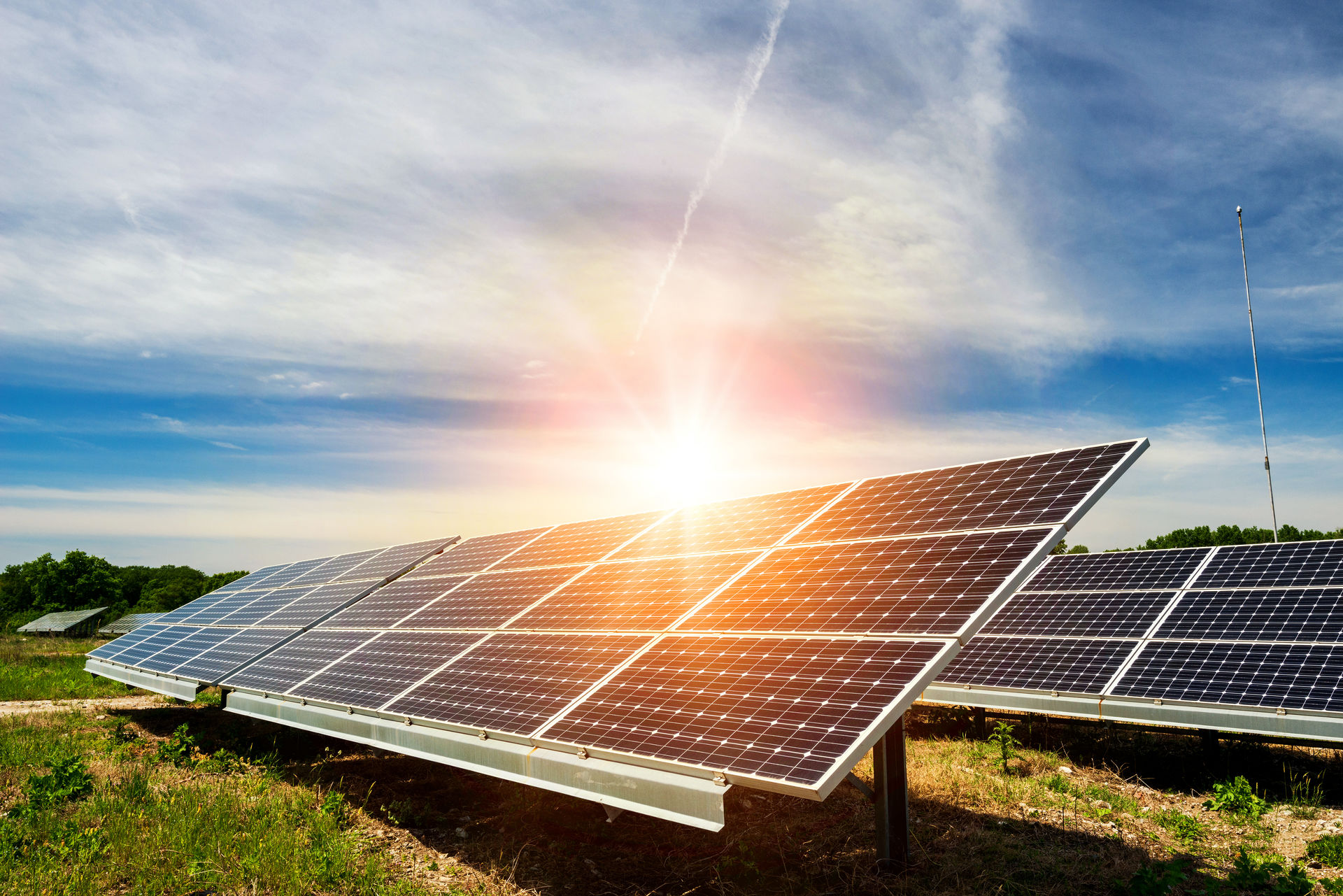 Des panneaux photovoltaïques