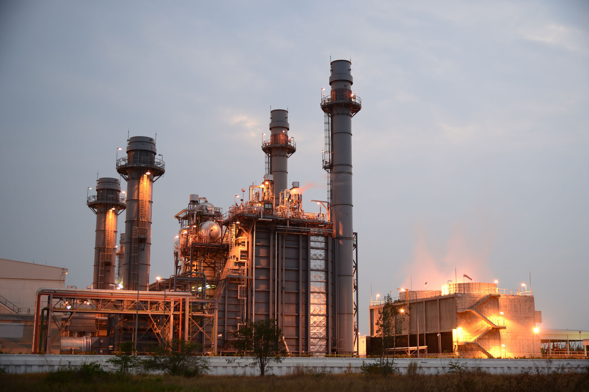 Une centrale thermique au charbon